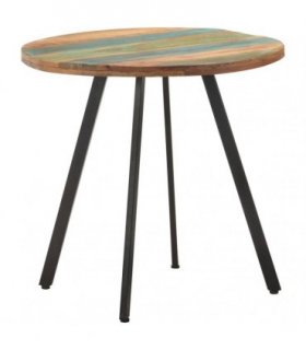 vidaXL Dining Table 80 cm Solid Reclaimed Wood