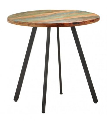 vidaXL Dining Table 80 cm Solid Reclaimed Wood