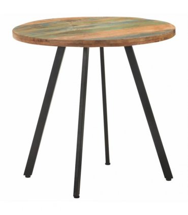 vidaXL Dining Table 80 cm Solid Reclaimed Wood