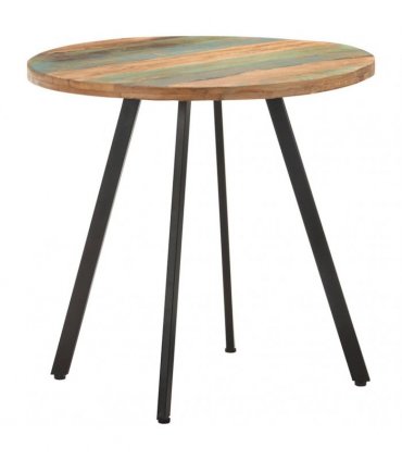 vidaXL Dining Table 80 cm Solid Reclaimed Wood