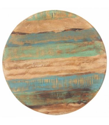 vidaXL Dining Table 80 cm Solid Reclaimed Wood