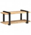 vidaXL TV Cabinet 90x40x40 cm Rough Mango Wood