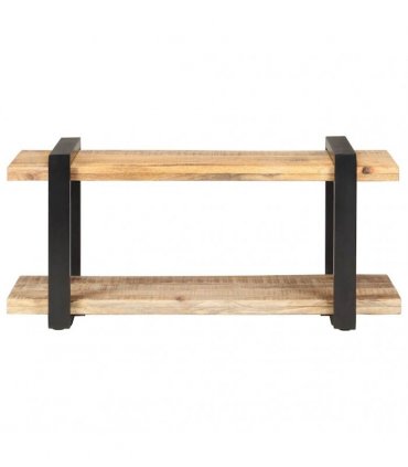 vidaXL TV Cabinet 90x40x40 cm Rough Mango Wood