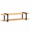 vidaXL TV Cabinet 160x40x40 cm Solid Rough Mango Wood