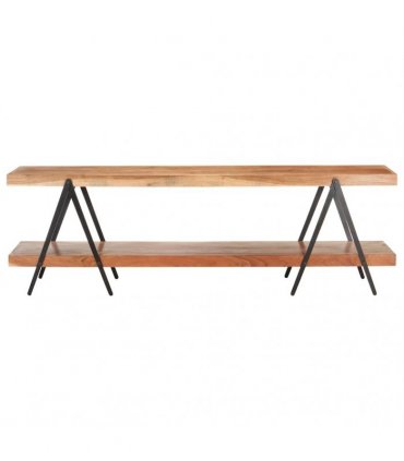 vidaXL TV Cabinet 160x40x50 cm Solid Acacia Wood