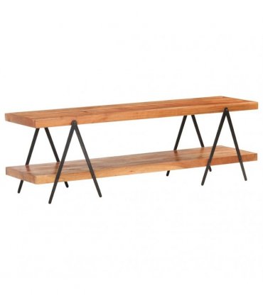 vidaXL TV Cabinet 160x40x50 cm Solid Acacia Wood