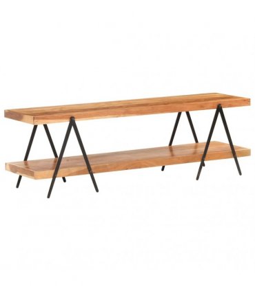 vidaXL TV Cabinet 160x40x50 cm Solid Acacia Wood