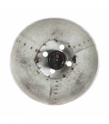 vidaXL Industrial Wall Lamp Silver 65x25 cm E27
