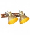 vidaXL Industrial Wall Lamp Brass 45x25 cm E27