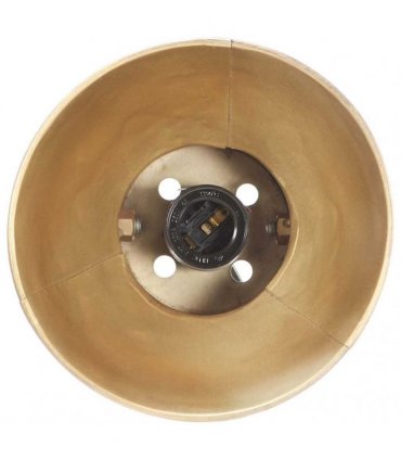 vidaXL Industrial Wall Lamp Brass 45x25 cm E27
