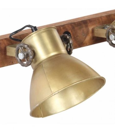 vidaXL Industrial Wall Lamp Brass 45x25 cm E27