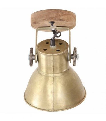 vidaXL Industrial Wall/Ceiling Lamps 2 pcs Brass 20x25 cm E27