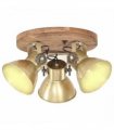 vidaXL Industrial Ceiling Lamp 25 W Brass 42x27cm E27