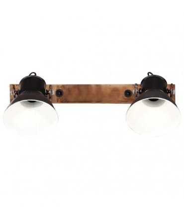 vidaXL Industrial Wall Lamp Black 45x25 cm E27