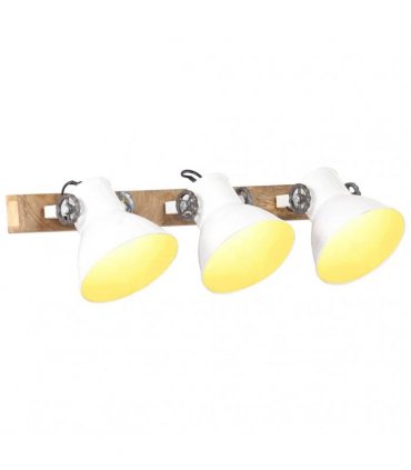 vidaXL Industrial Wall Lamp White 65x25 cm E27