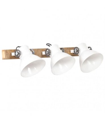 vidaXL Industrial Wall Lamp White 65x25 cm E27