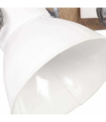 vidaXL Industrial Wall Lamp White 65x25 cm E27