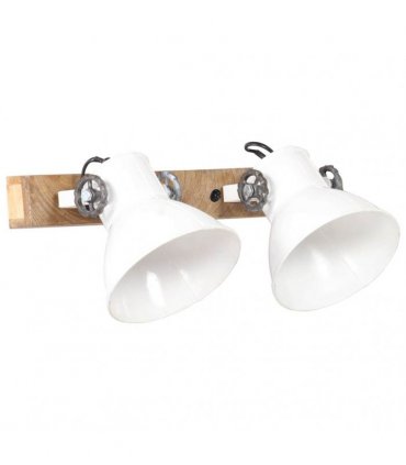 vidaXL Industrial Wall Lamp White 45x25 cm E27