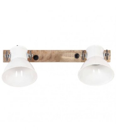vidaXL Industrial Wall Lamp White 45x25 cm E27