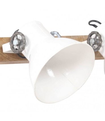 vidaXL Industrial Wall Lamp White 45x25 cm E27