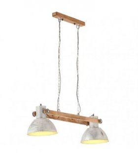 vidaXL Industrial Hanging Lamp 25 W Silver 109 cm E27