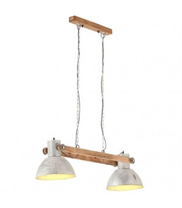 vidaXL Industrial Hanging Lamp 25 W Silver 109 cm E27