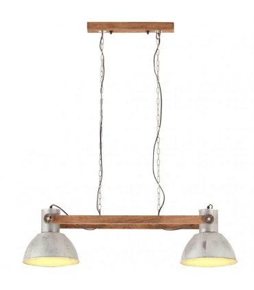 vidaXL Industrial Hanging Lamp 25 W Silver 109 cm E27