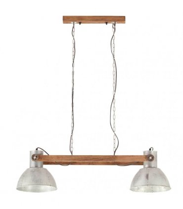 vidaXL Industrial Hanging Lamp 25 W Silver 109 cm E27