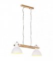 vidaXL Industrial Hanging Lamp 25 W White 109 cm E27