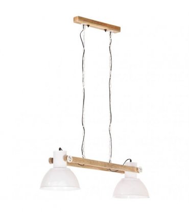 vidaXL Industrial Hanging Lamp 25 W White 109 cm E27