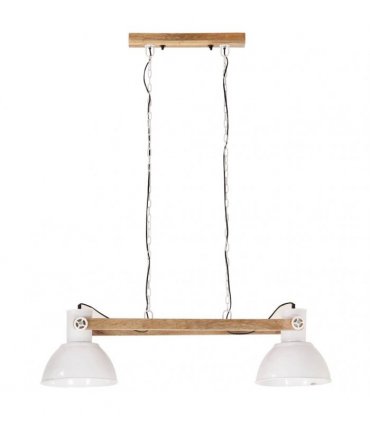 vidaXL Industrial Hanging Lamp 25 W White 109 cm E27
