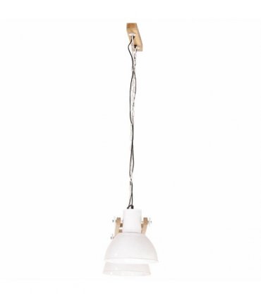 vidaXL Industrial Hanging Lamp 25 W White 109 cm E27