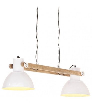 vidaXL Industrial Hanging Lamp 25 W White 109 cm E27