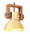 vidaXL Industrial Hanging Lamp 25 W Brass Round 19 cm E27