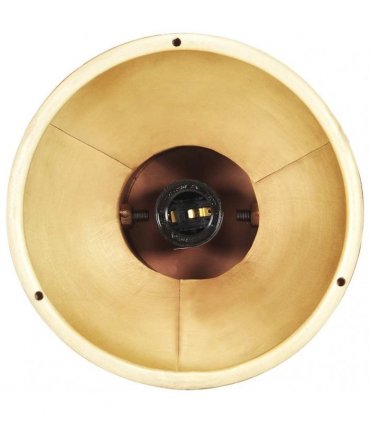 vidaXL Industrial Hanging Lamp 25 W Brass Round 19 cm E27