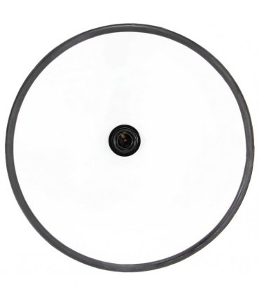 vidaXL Industrial Hanging Lamp 25 W Black Round 40 cm E27