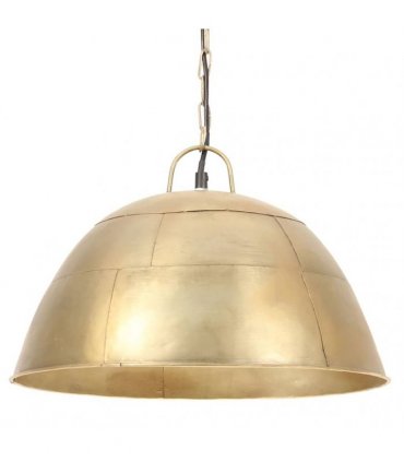 vidaXL Industrial Vintage Hanging Lamp 25 W Brass Round 41 cm E27