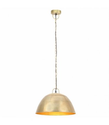 vidaXL Industrial Vintage Hanging Lamp 25 W Brass Round 41 cm E27