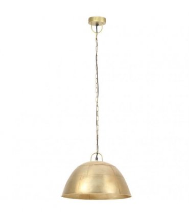 vidaXL Industrial Vintage Hanging Lamp 25 W Brass Round 41 cm E27