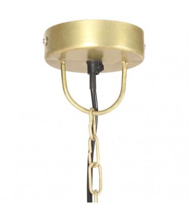 vidaXL Industrial Vintage Hanging Lamp 25 W Brass Round 41 cm E27