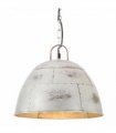 vidaXL Industrial Vintage Hanging Lamp 25 W Silver Round 31 cm E27