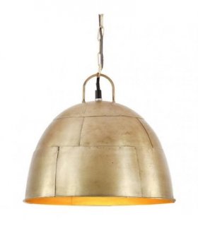 vidaXL Industrial Vintage Hanging Lamp 25 W Brass Round 31 cm E27