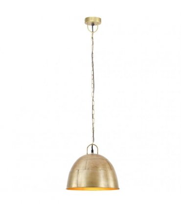 vidaXL Industrial Vintage Hanging Lamp 25 W Brass Round 31 cm E27
