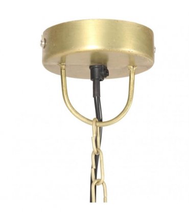 vidaXL Industrial Vintage Hanging Lamp 25 W Brass Round 31 cm E27