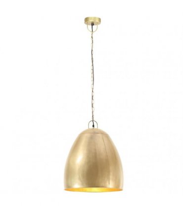vidaXL Industrial Hanging Lamp 25 W Brass Round 42 cm E27