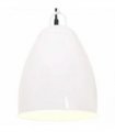 vidaXL Industrial Hanging Lamp 25 W White Round 32 cm E27