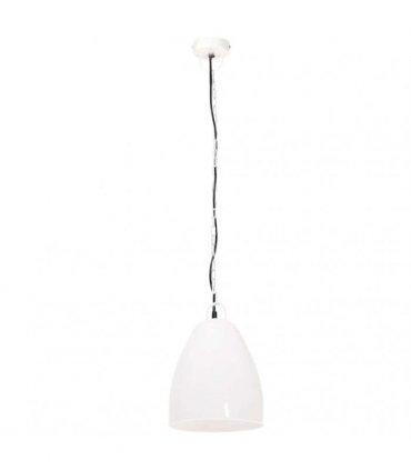 vidaXL Industrial Hanging Lamp 25 W White Round 32 cm E27