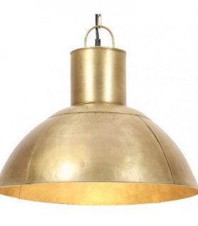 vidaXL Hanging Lamp 25 W Brass Round 48 cm E27