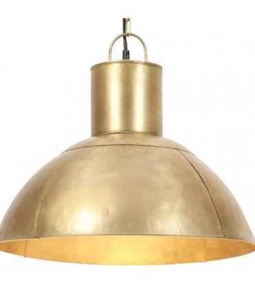 vidaXL Hanging Lamp 25 W Brass Round 48 cm E27