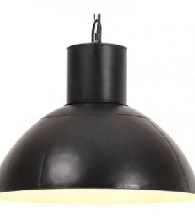 vidaXL Hanging Lamp 25 W Black Round 48 cm E27